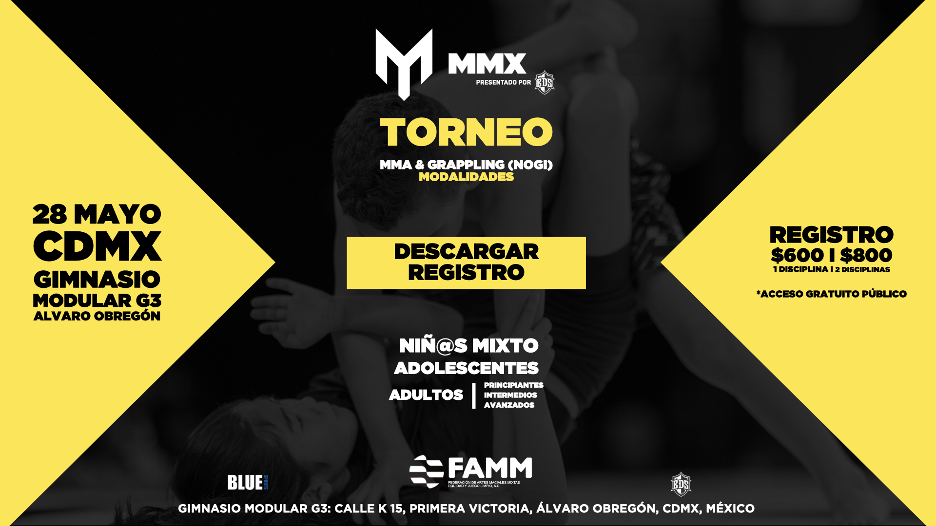 Inscripciones al torneo MMX